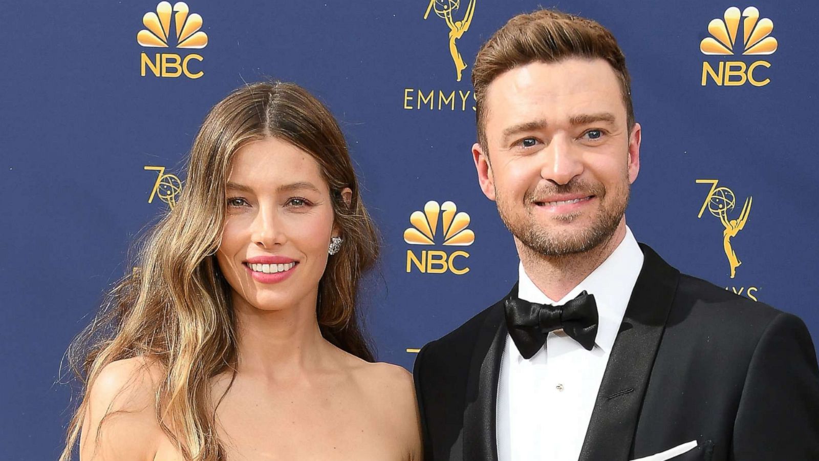 PHOTO: Jessica Biel and Justin Timberlake arrive at the 70th Emmy Awards on Sept. 17, 2018 in Los Angeles.