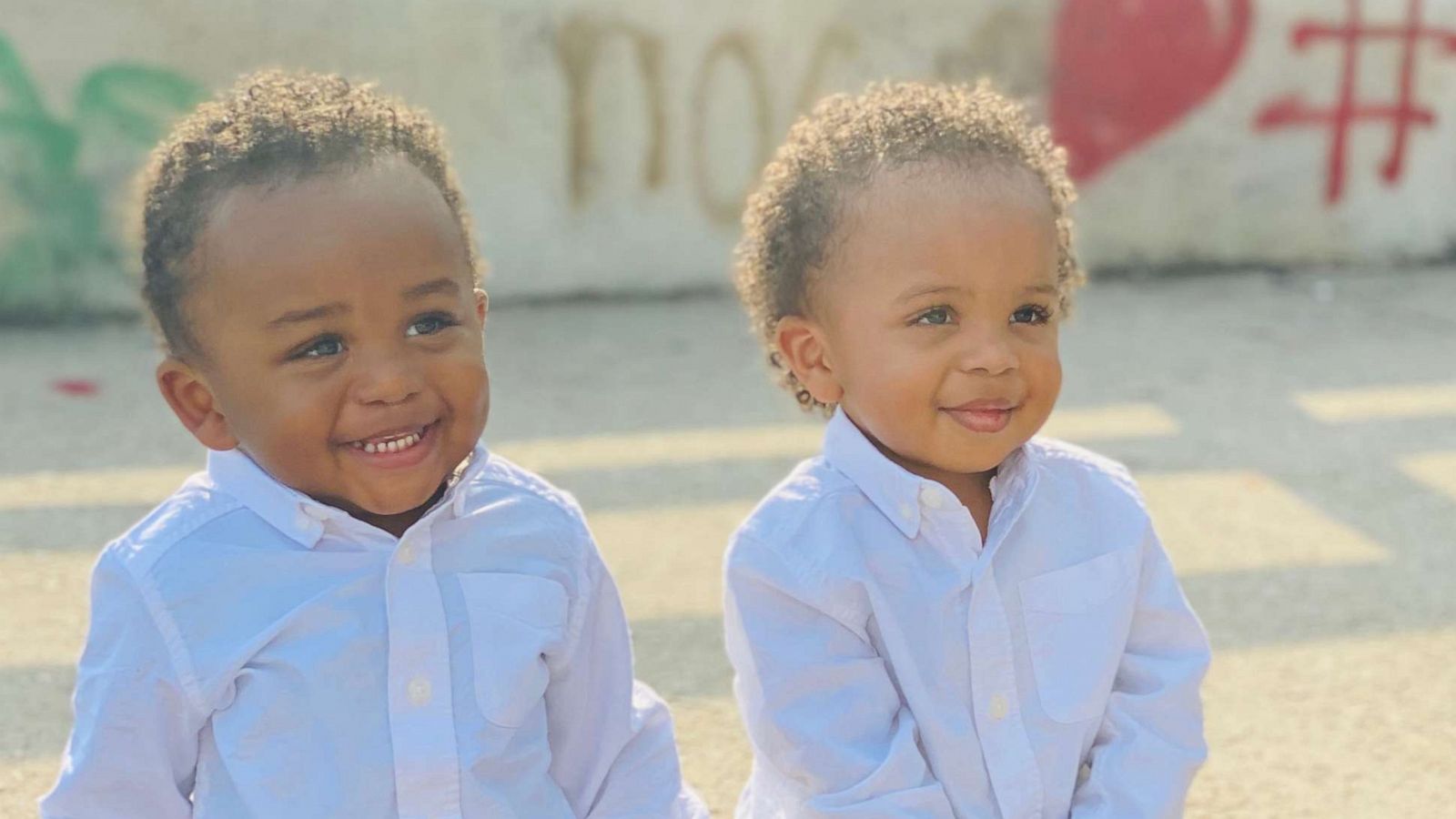 PHOTO: Justin and Marcel Jackson, 20-month-old twins.