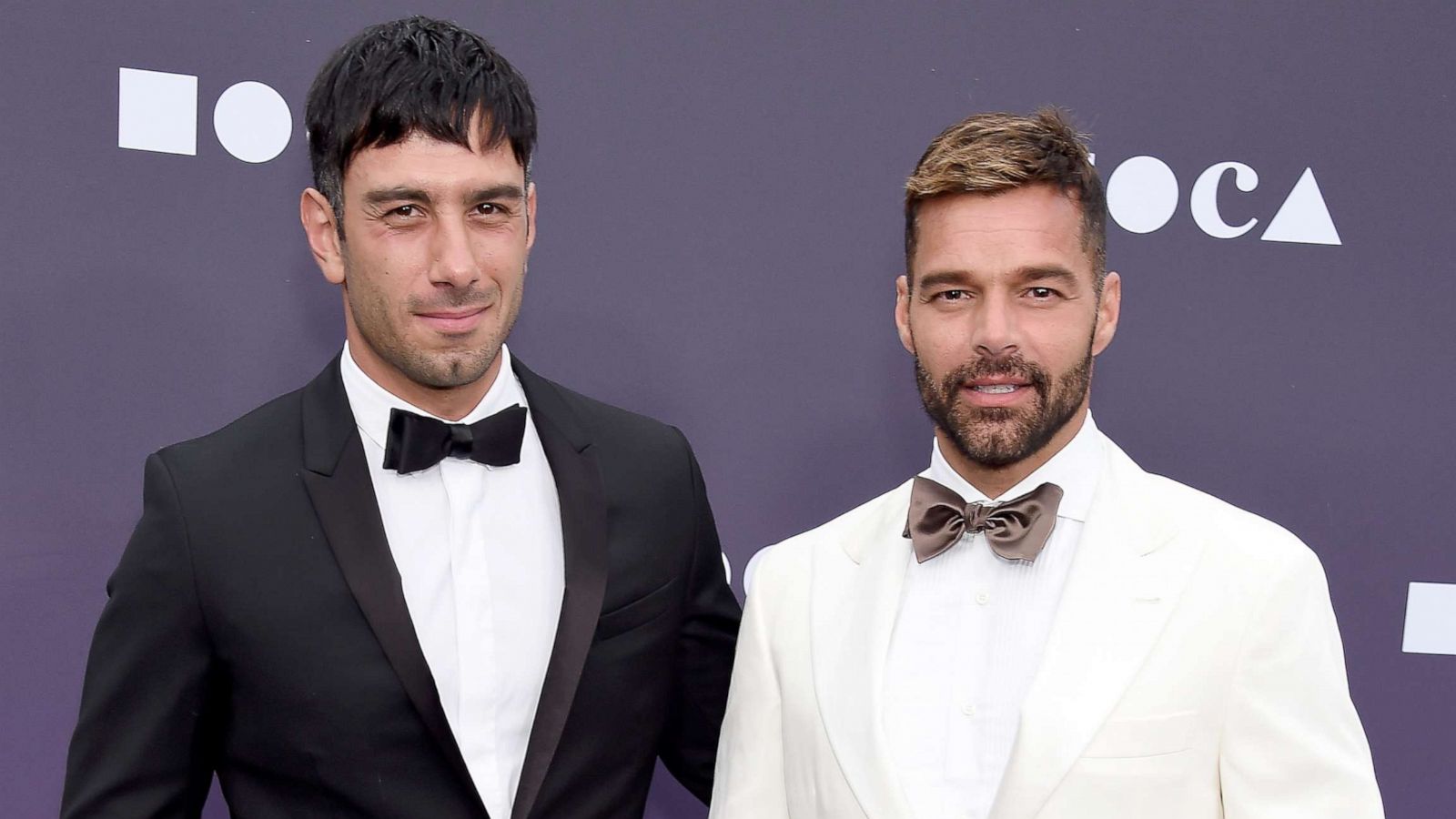 PHOTO: Jwan Yosef and Ricky Martin attend the MOCA Benefit 2019 at The Geffen Contemporary at MOCA in this May 18, 2019 file photo in Los Angeles.