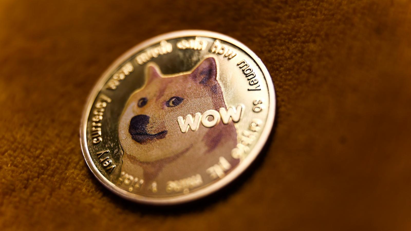 PHOTO: Representation of Dogecoin cryptocurrency is seen in this illustration photo taken in Krakow, Poland on Jan. 29, 2023.