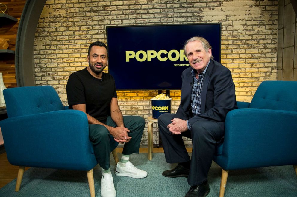 PHOTO: Kal Penn appears on "Popcorn with Peter Travers" at ABC News studios, Sept. 25, 2019.