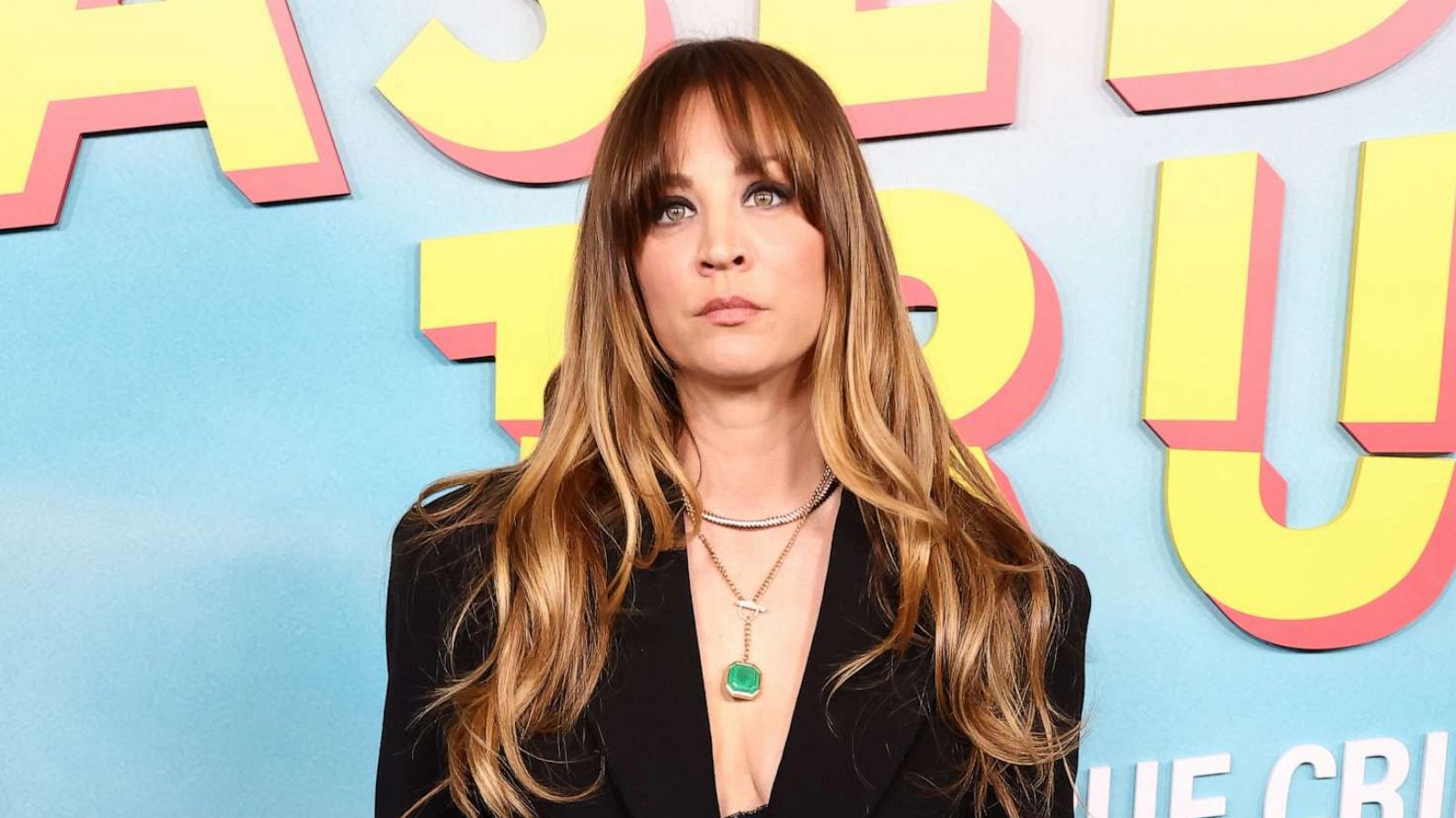 PHOTO: Kaley Cuoco attends the Premiere for Peacock Original's "Based On A True Story" at Pacific Design Center, June 1, 2023 in Los Angeles.