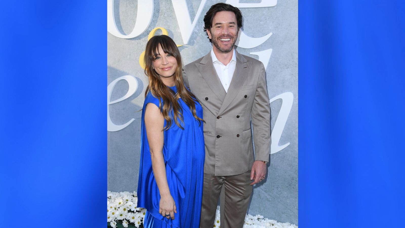 PHOTO: Kaley Cuoco and Tom Pelphrey arrives at the Los Angeles Premiere Of Max Original Limited Series "Love & Death" at Directors Guild of America, April 26, 2023, in Los Angeles.