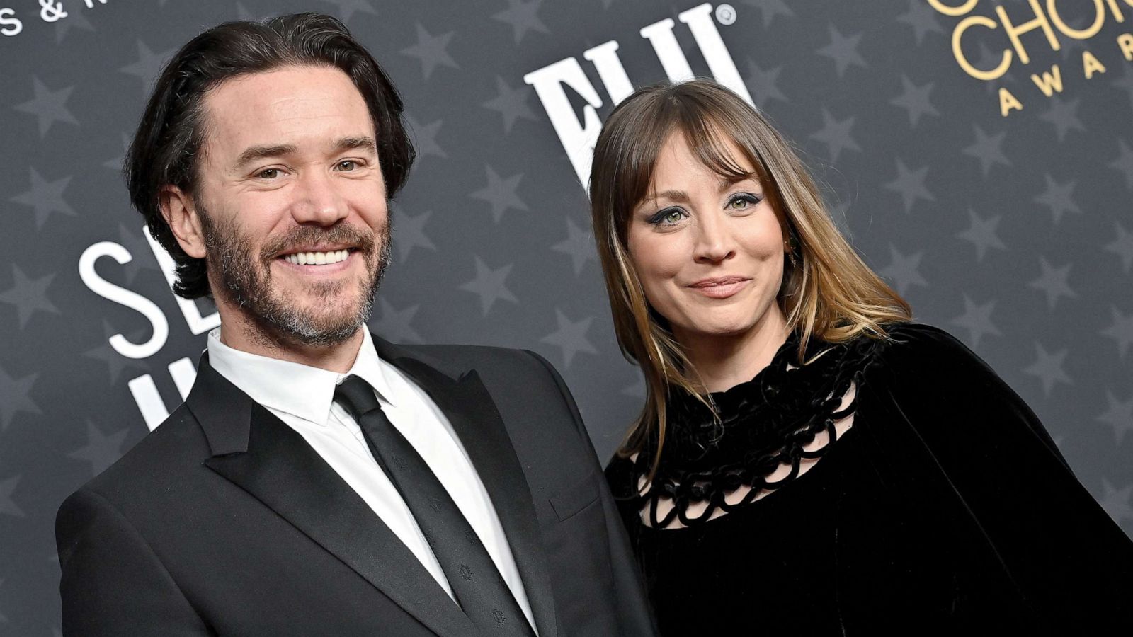 PHOTO: Tom Pelphrey and Kaley Cuoco attend the 28th Annual Critics Choice Awards at Fairmont Century Plaza, Jan. 15, 2023, in Los Angeles.