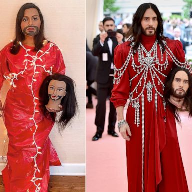 #MetGalaChallenge: Mindy Kaling and other stars recreate iconic Met Gala  looks - Good Morning America