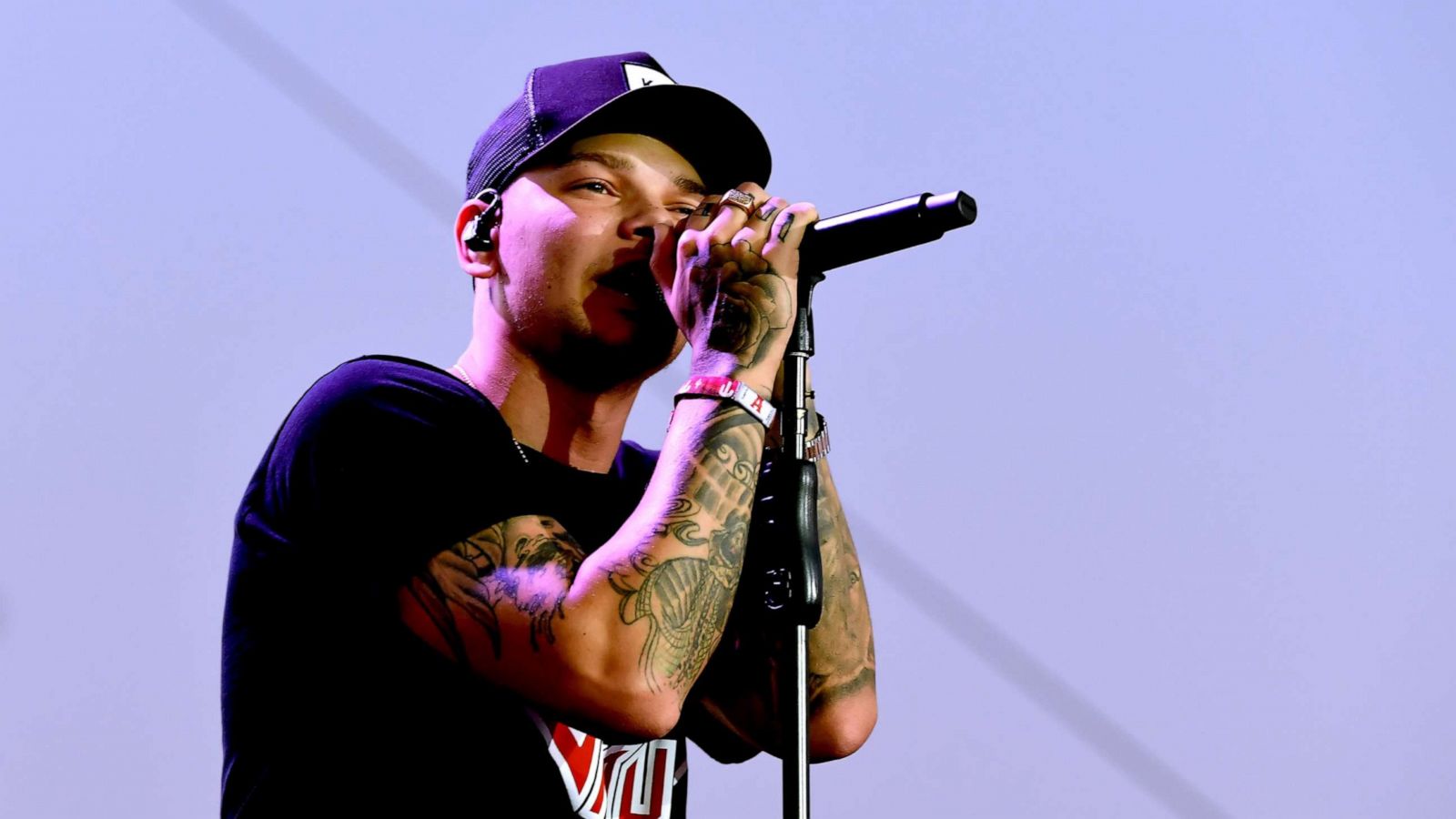 PHOTO: Kane Brown performs onstage during the 2019 Stagecoach Festival at Empire Polo Field on April 26, 2019 in Indio, Calif.