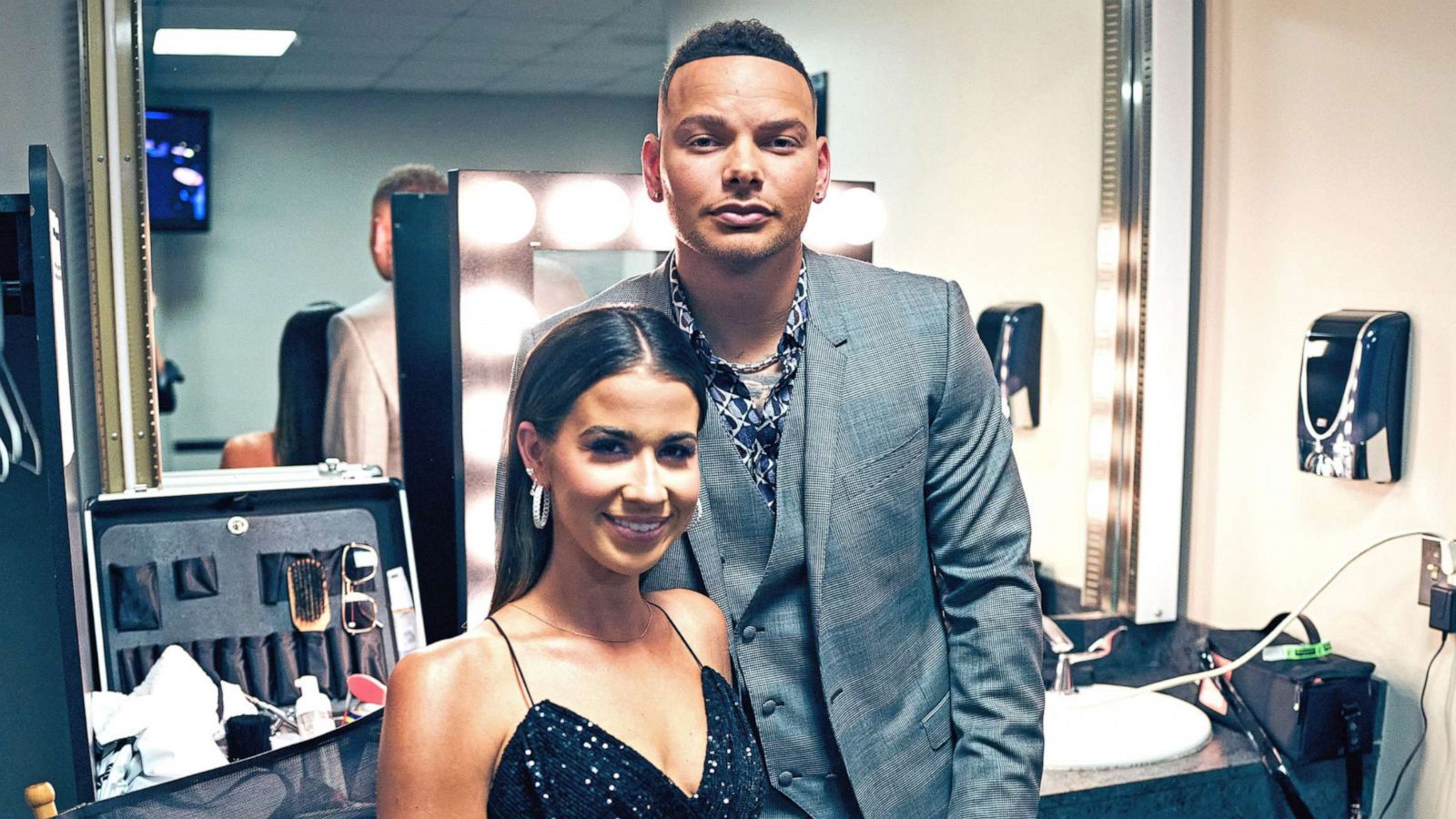 PHOTO: Katelyn Brown and Kane Brown attend the 2021 CMT Music Awards at Bridgestone Arena on June 9, 2021 in Nashville, Tenn.