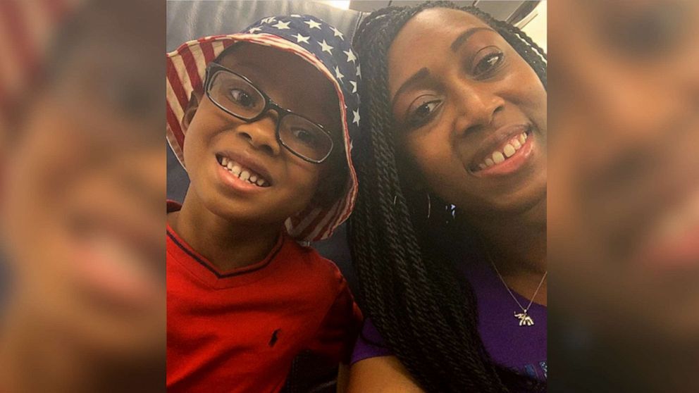 PHOTO: Antonio Gaylord, 6, and his mom, Kanesha Burch, pose for a picture together. Kanesha pursued a master's degree in ABA therapy to help Antonio when he was diagnosed with autism.