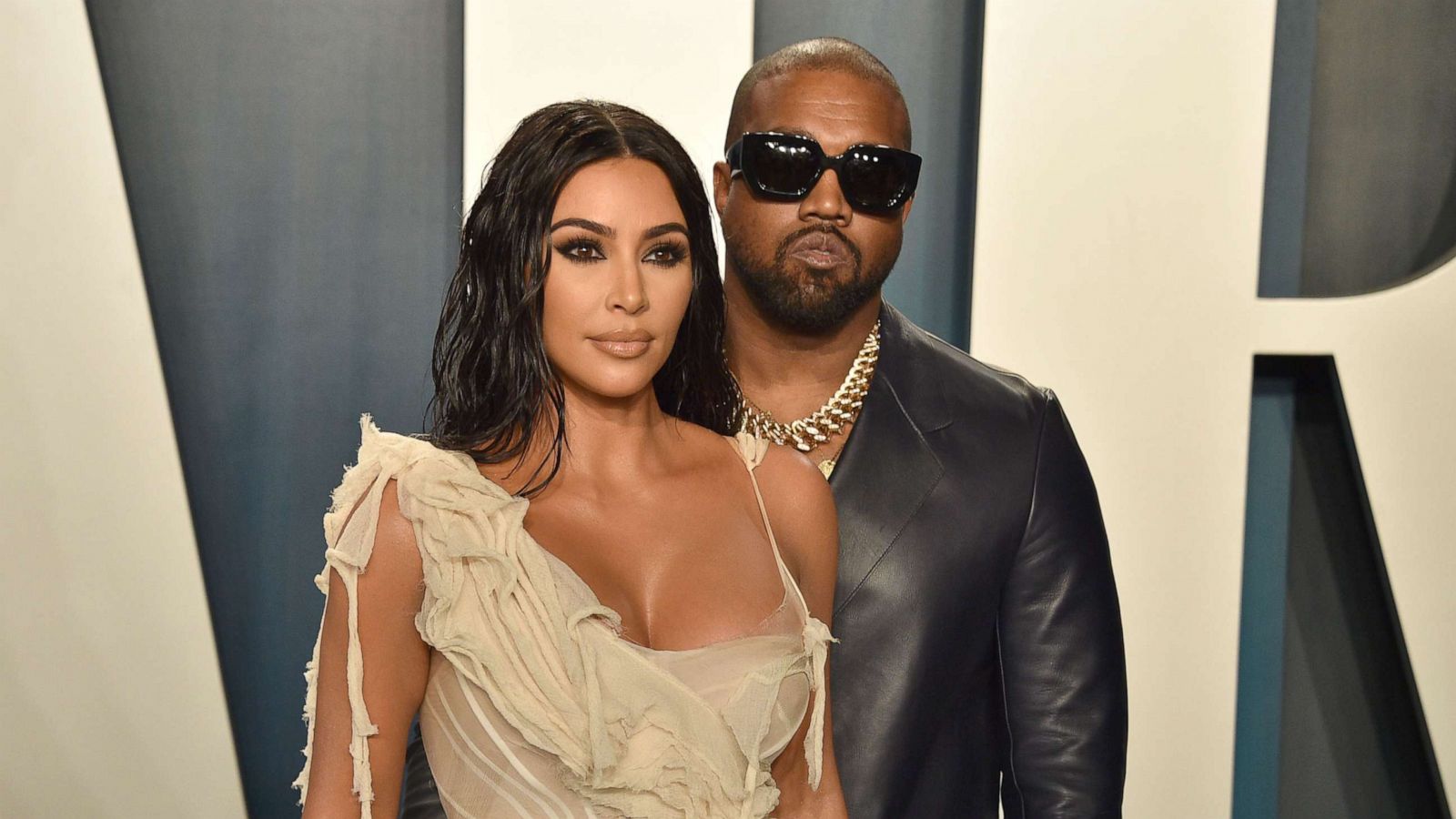 PHOTO: Kim Kardashian and Kanye West attend the 2020 Vanity Fair Oscar Party at Wallis Annenberg Center for the Performing Arts on Feb. 9, 2020, in Beverly Hills, California.