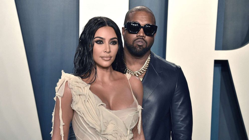 PHOTO: Kim Kardashian and Kanye West attend the 2020 Vanity Fair Oscar Party, Feb. 9, 2020, in Beverly Hills, Calif.