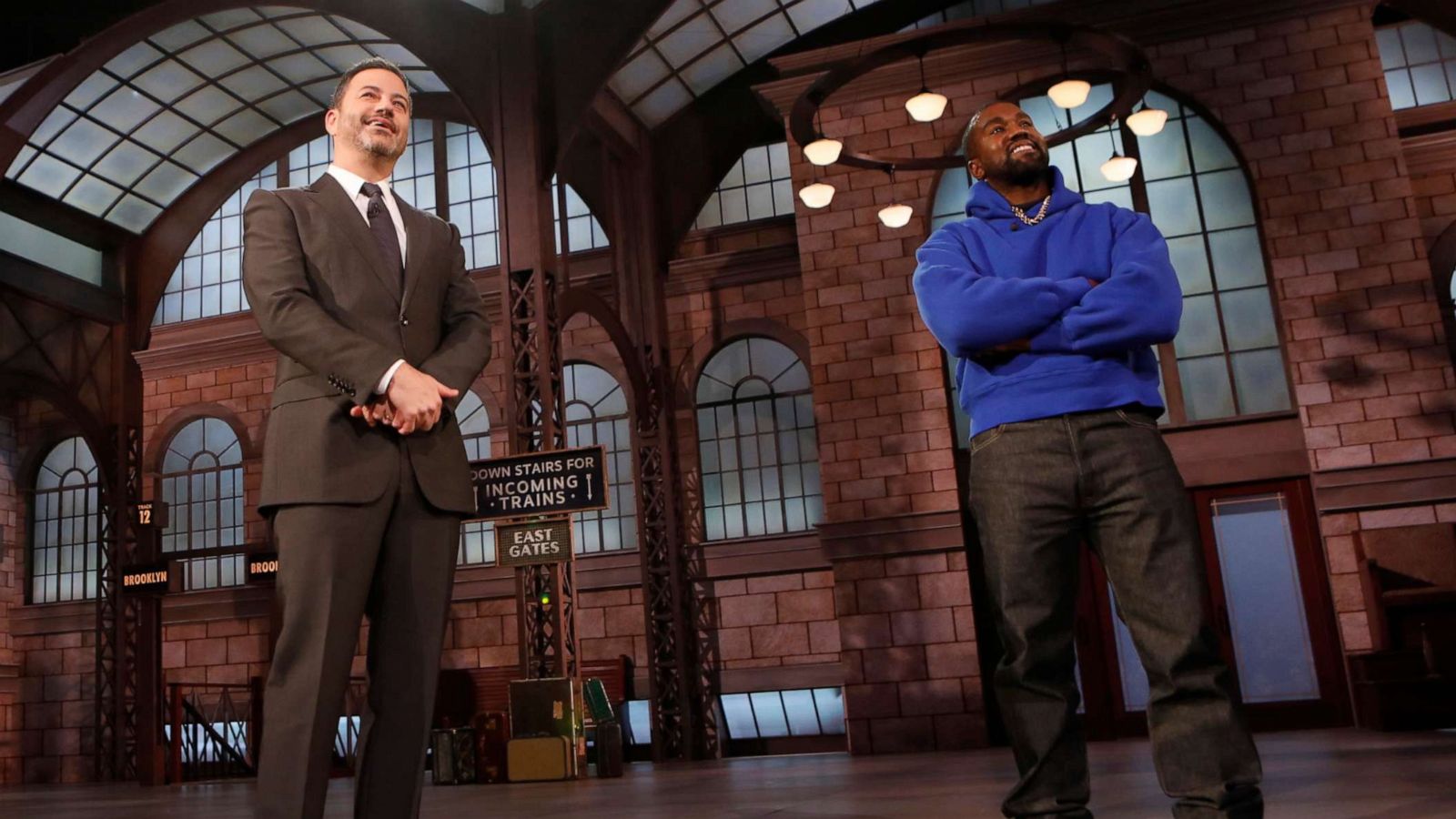 PHOTO: Kanye West surprised guests on "Jimmy Kimmel Live!" Oct. 24, 2019.