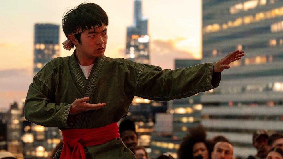 PHOTO: Ben Wang in in a scene from the movie, "Karate Kid: Legends."