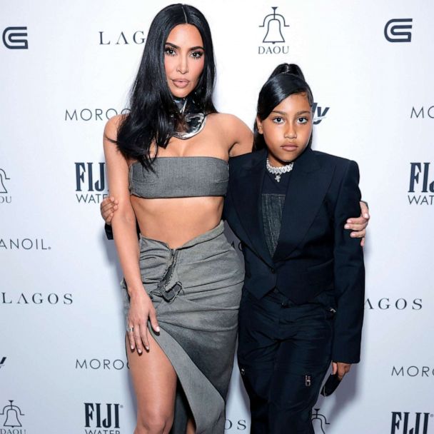 Kim Kardashian's baby girl shows she has a love for all handbags