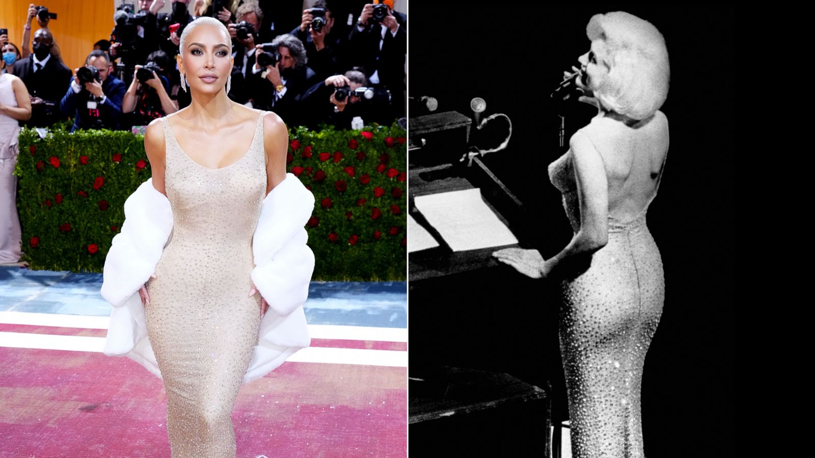 Kim Kardashian wearing Marilyn Monroe's dress was a 'big mistake