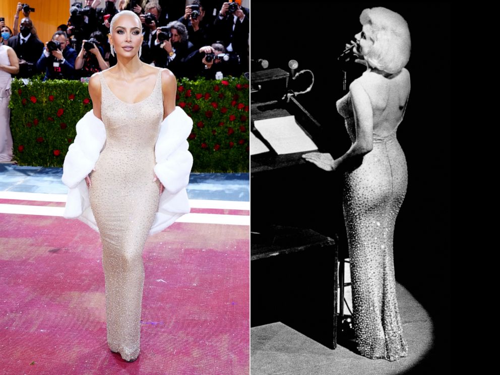 Kim Kardashian denies damaging Marilyn Monroe's 1962 gown - Los Angeles  Times