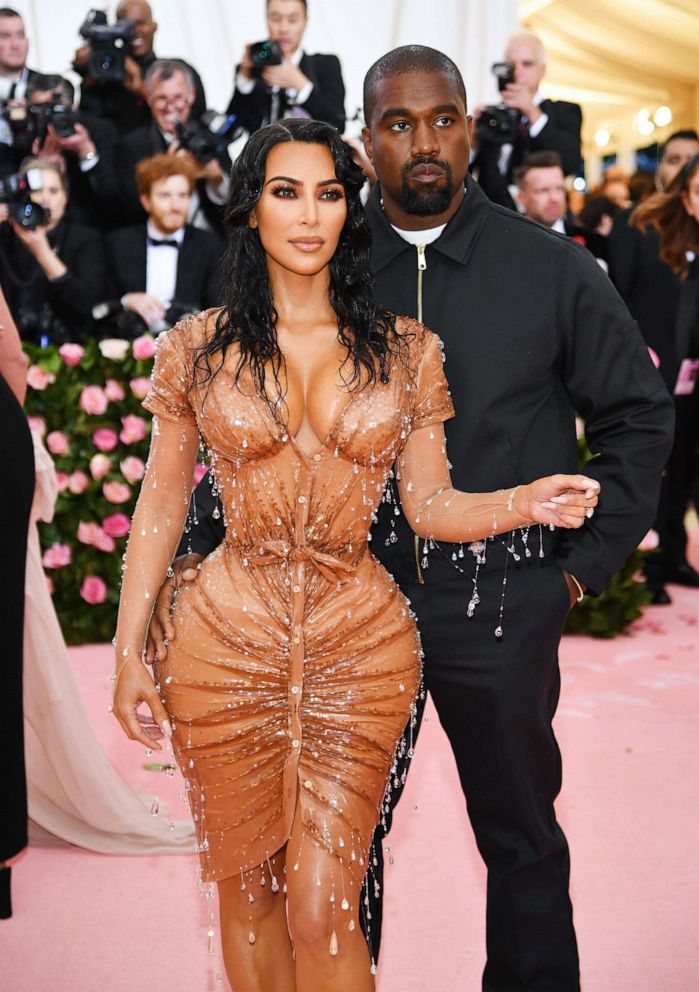 PHOTO: Kim Kardashian West and Kanye West attend the 2019 Met Gala Celebrating Camp: Notes on Fashion at the Metropolitan Museum of Art, May 6, 2019, in New York City.