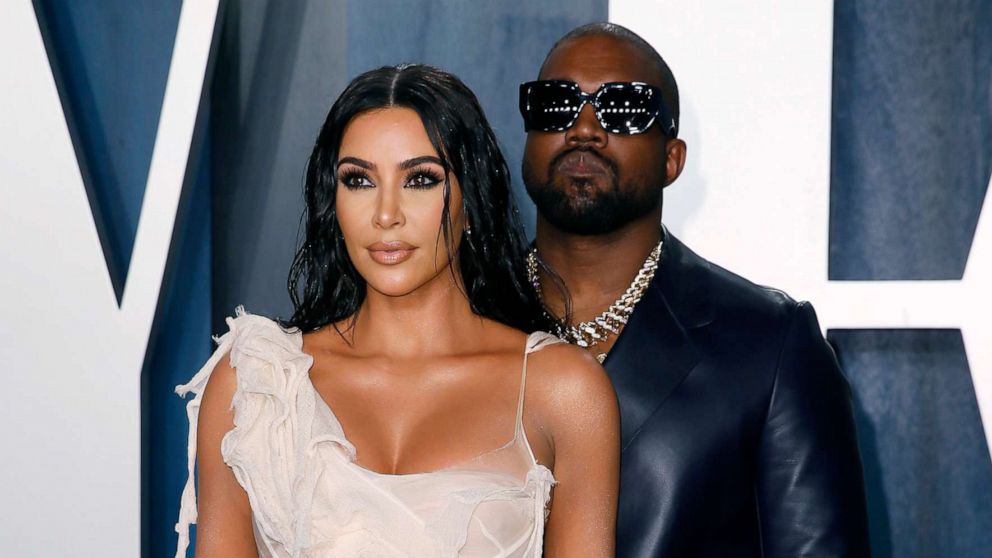 PHOTO: Kim Kardashian and Kanye West attend the Vanity Fair Oscar party in Beverly Hills during the 92nd Academy Awards, in Los Angeles, Feb. 9, 2020.