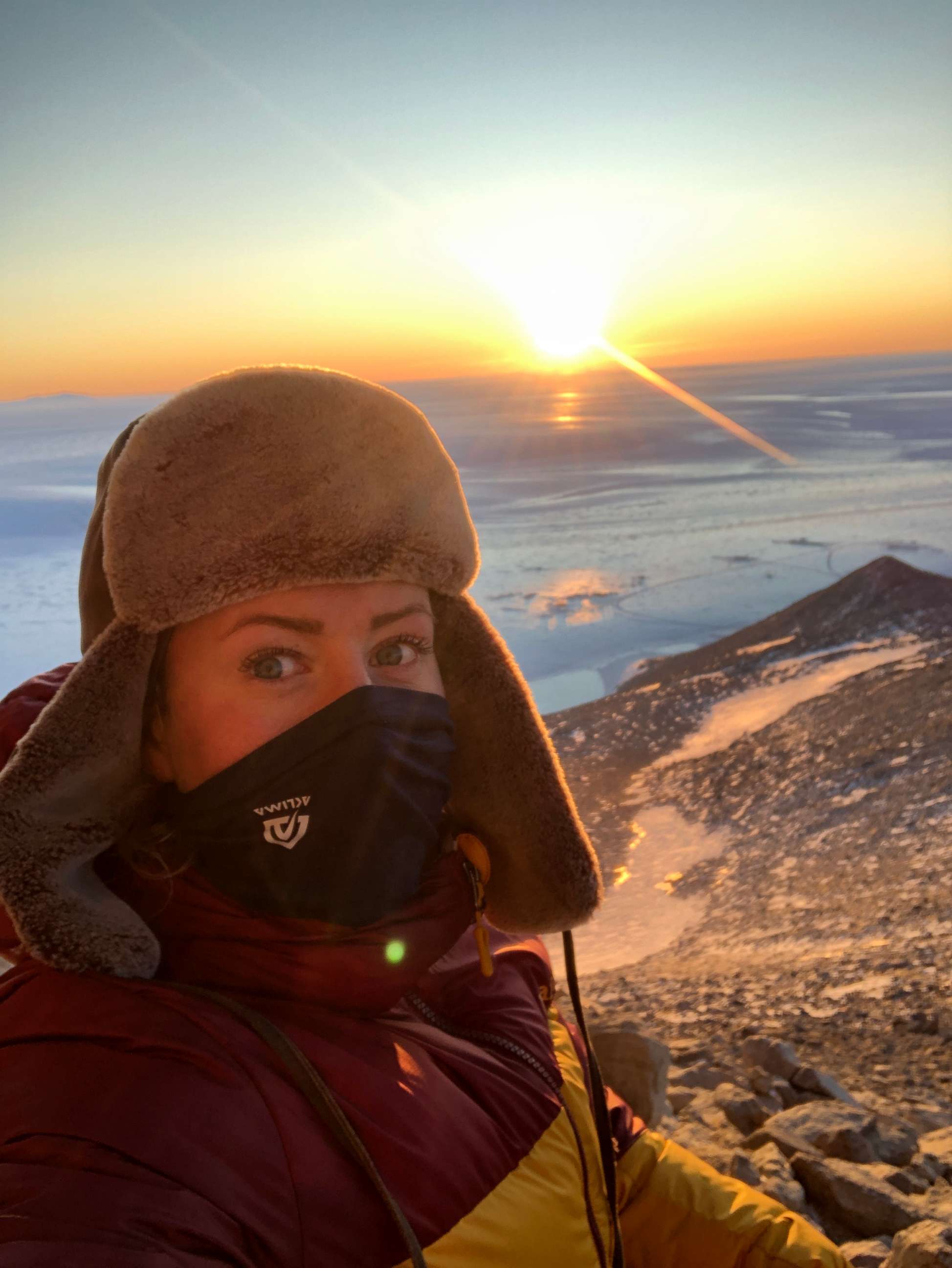 PHOTO: Karin Jansdotter is living what she calls "a dream" while working as a chef at Troll, a remote Norwegian scientific-research base in Antarctica.