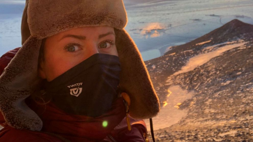 PHOTO: Karin Jansdotter is living what she calls "a dream" while working as a chef at Troll, a remote Norwegian scientific-research base in Antarctica.