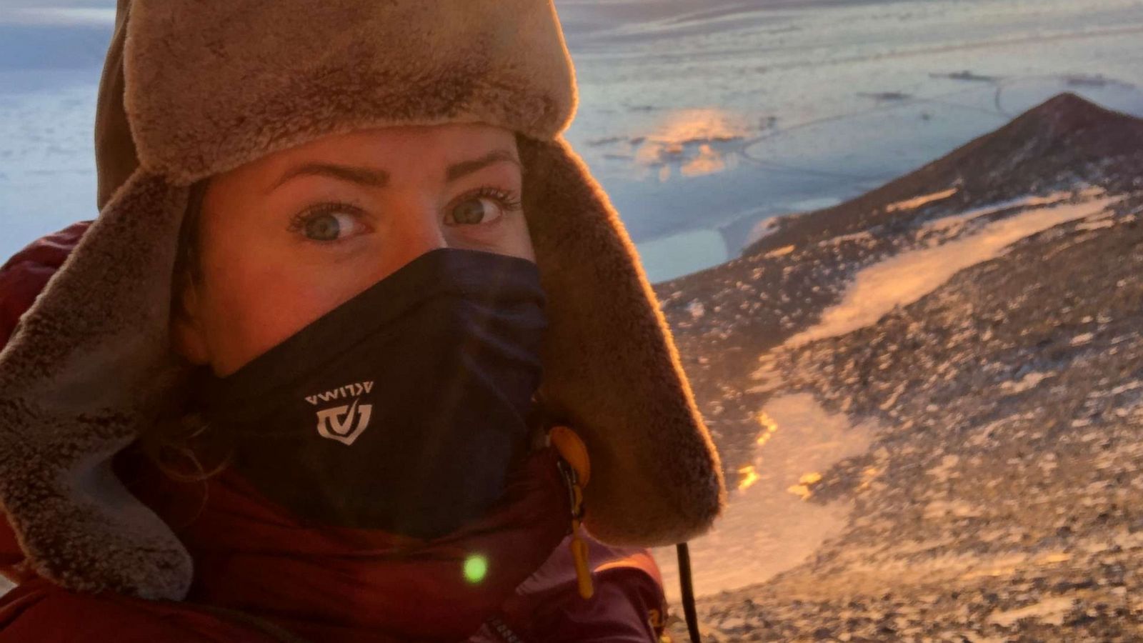 PHOTO: Karin Jansdotter is living what she calls "a dream" while working as a chef at Troll, a remote Norwegian scientific-research base in Antarctica.