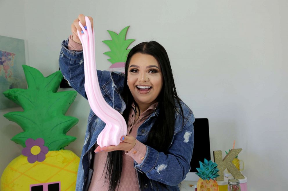 PHOTO: Karina Garcia has a YouTube channel that features her making slime.