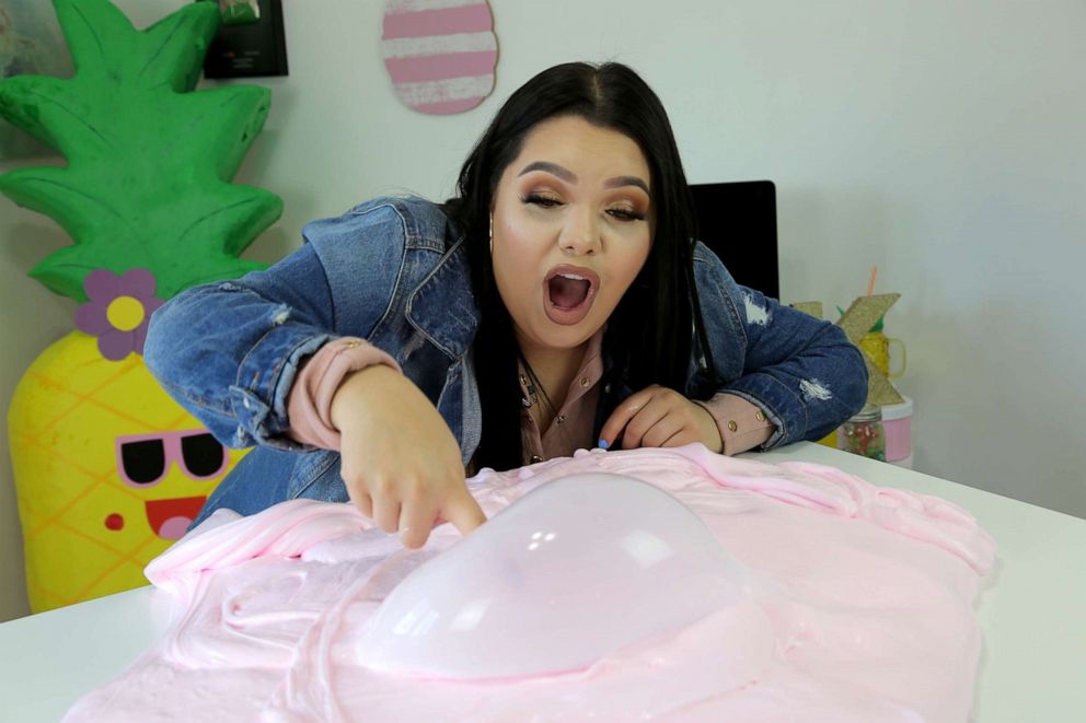 PHOTO: Karina Garcia has a YouTube channel that features her making slime.