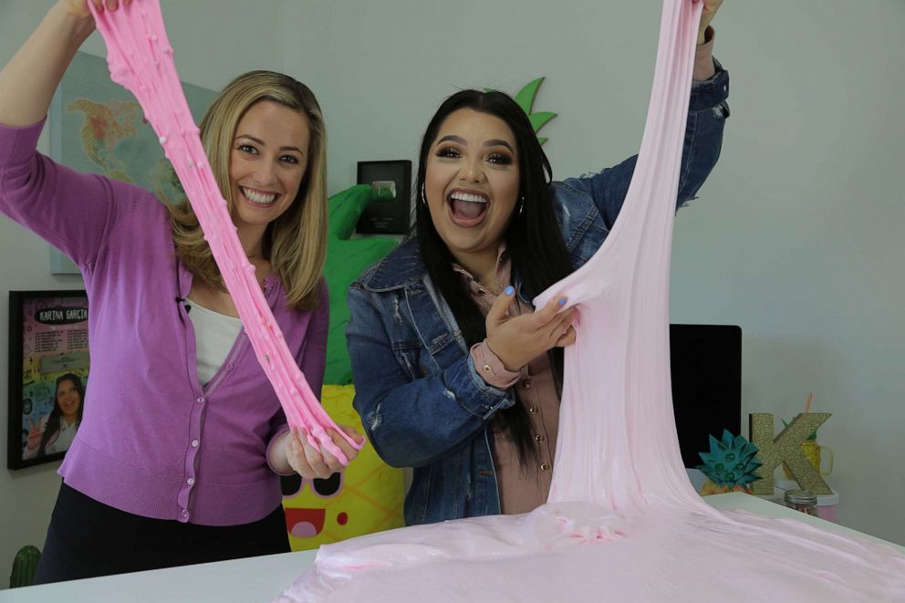 PHOTO: "Good Morning America" learned how to make slime with Karina Garcia.