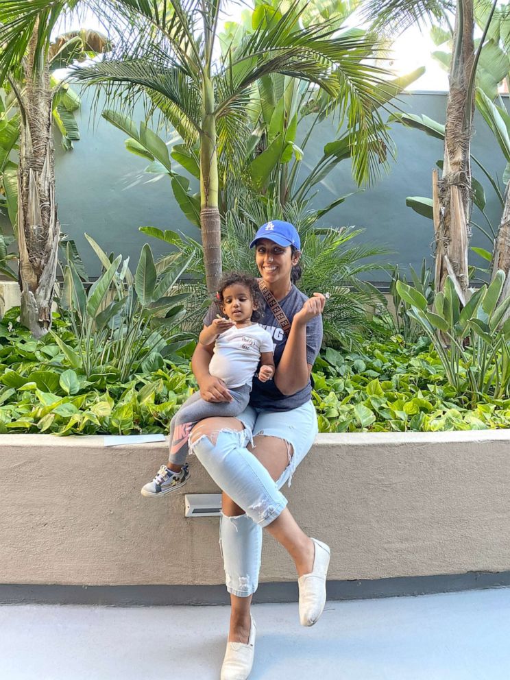 PHOTO: Kashe Quest, 3, from Los Angeles, is the youngest American member of Mensa, the oldest IQ society in the world.  She is pictured in this photo with mom Sukhjit Athwal.