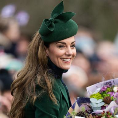 PHOTO: Catherine, Princess of Wales attends the Christmas Morning Service at Sandringham Church, Dec. 25, 2024, in Sandringham, England.