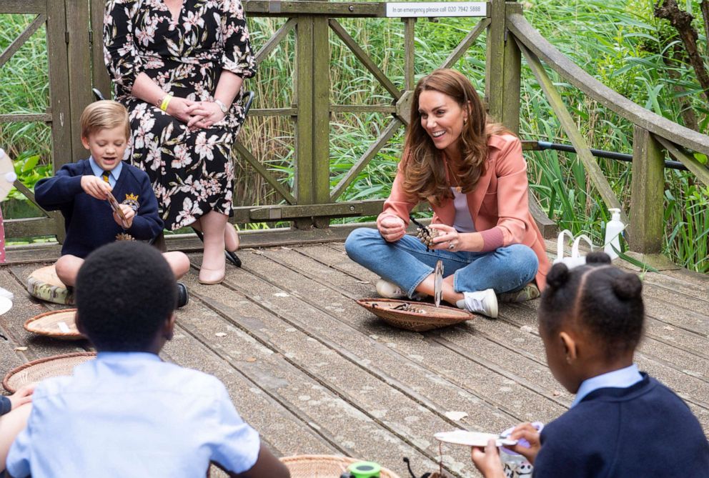 PHOTO: Catherine, Duchess of Cambridge visits the 'Urban Nature Project' at the Natural History Museum on June 22, 2021 in London.