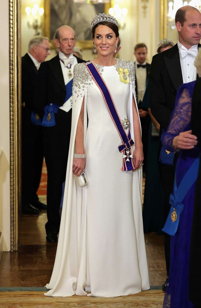 PHOTO: Catherine, Princess of Wales attends the State Banquet at Buckingham Palace on Nov. 22, 2022, in London.