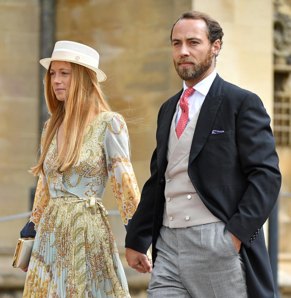PHOTO: Alizee Thevenet and James Middleton attend the wedding of Lady Gabriella Windsor and Thomas Kingston at St George's Chapel, May 18, 2019, in Windsor, England. 