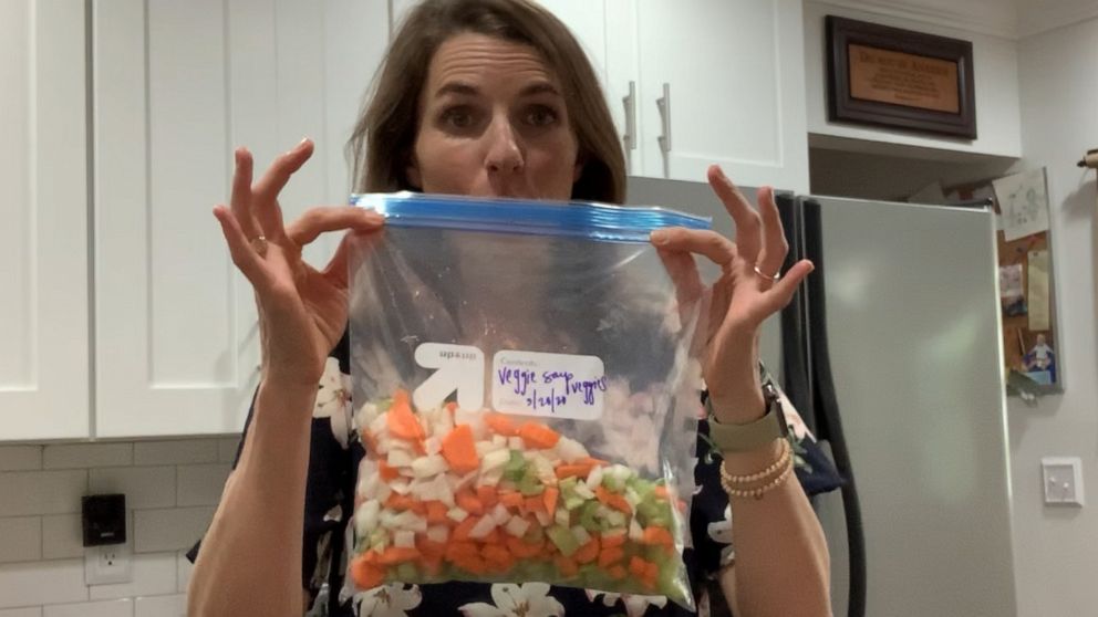 PHOTO: Kate Strickler, of Charleston, South Carolina, shares tips to use a freezer to make food last.