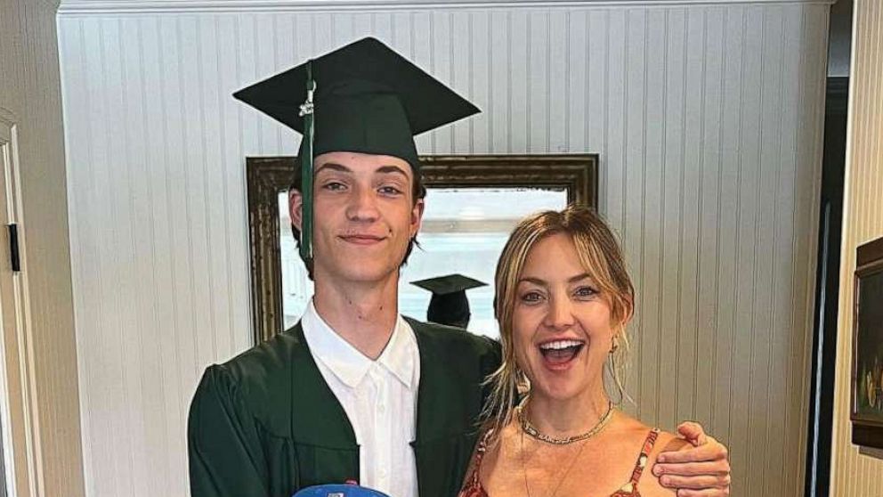 PHOTO: Kate Hudson celebrates son Ryder's high school graduation in this image she shared to Instagram.