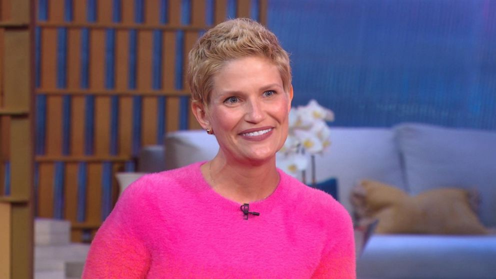 PHOTO: Kate Korson, who was diagnosed with breast cancer at age 34, appears on "Good Morning America" on Oct. 2, 2023.