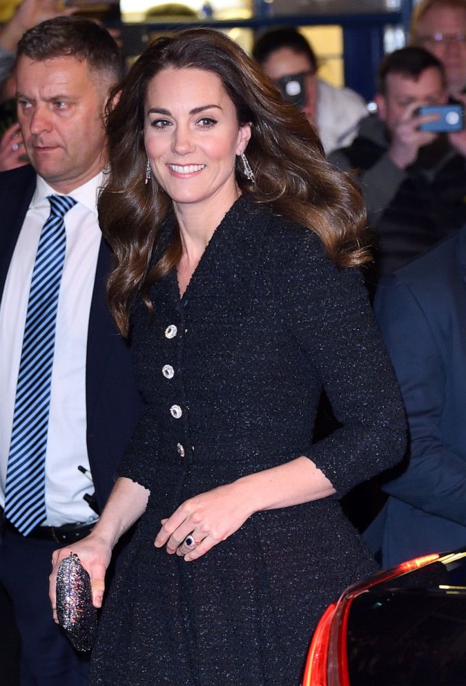 PHOTO: Catherine, Duchess of Cambridge attends a charity performance of "Dear Evan Hansen" in aid of The Royal Foundation at Noel Coward Theatre in London, Feb. 25, 2020.