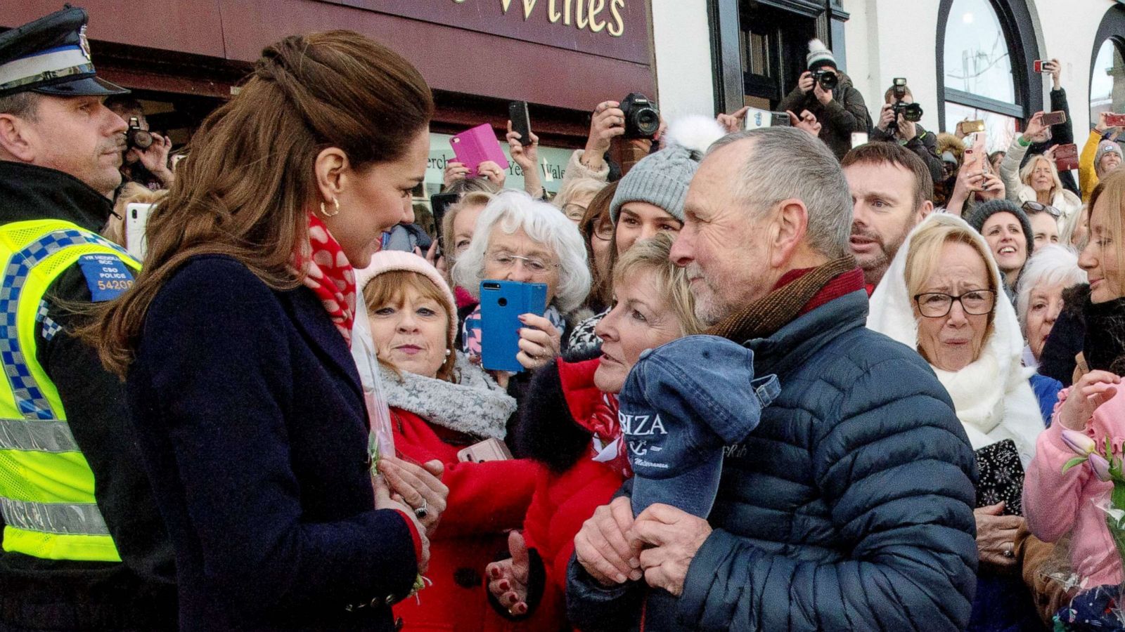 PHOTO: Catherine, Duchess of Cambridge visits Joe's Ice Cream Parlor in the Mumbles, Swansea in south Wales, Britain, Feb. 4, 2020.