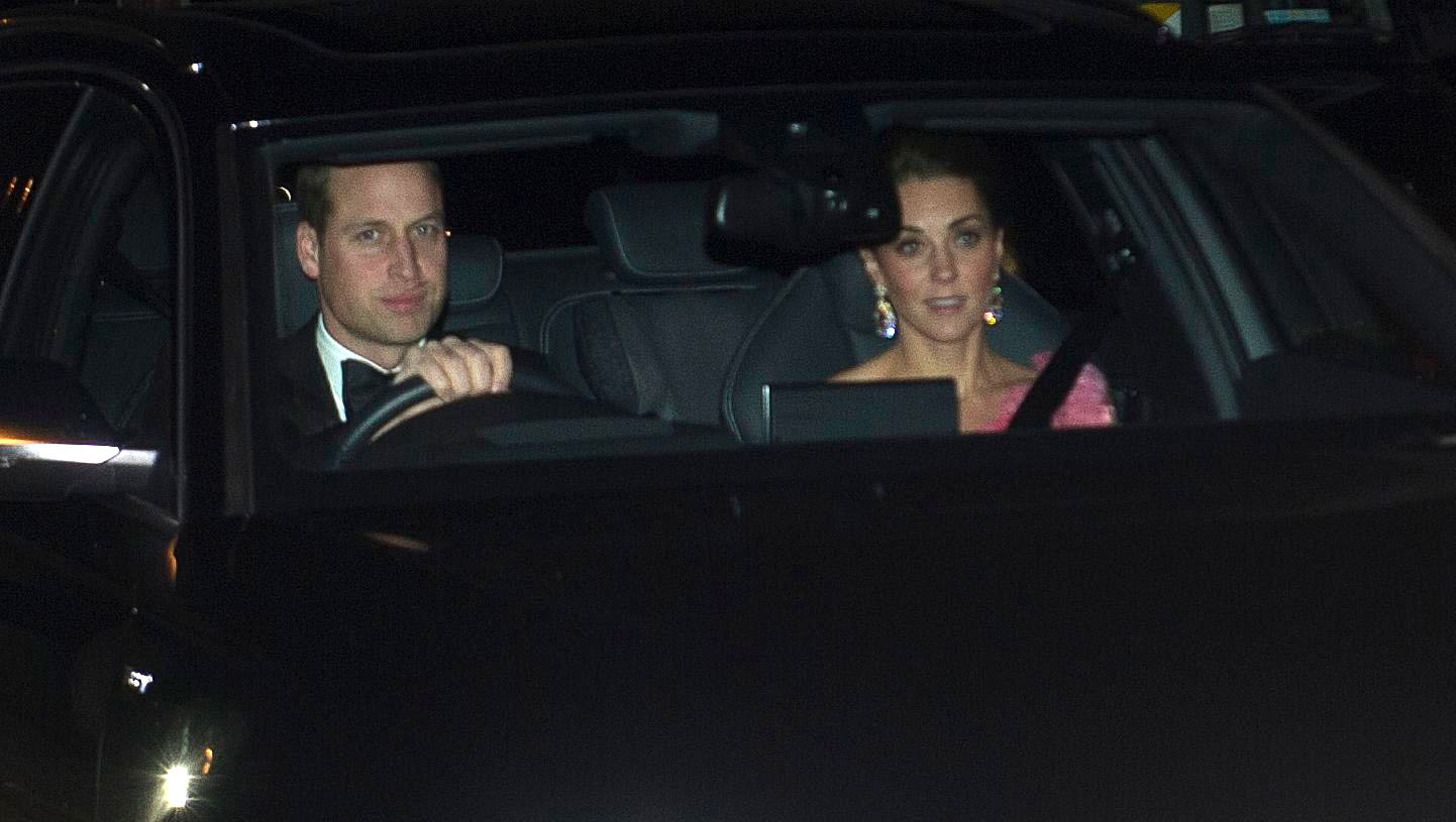 PHOTO: Prince William and Catherine, Duchess of Cambridge, arrive for 70th birthday party for Prince Charles at Buckingham Palace, London, Nov. 14, 2018.
