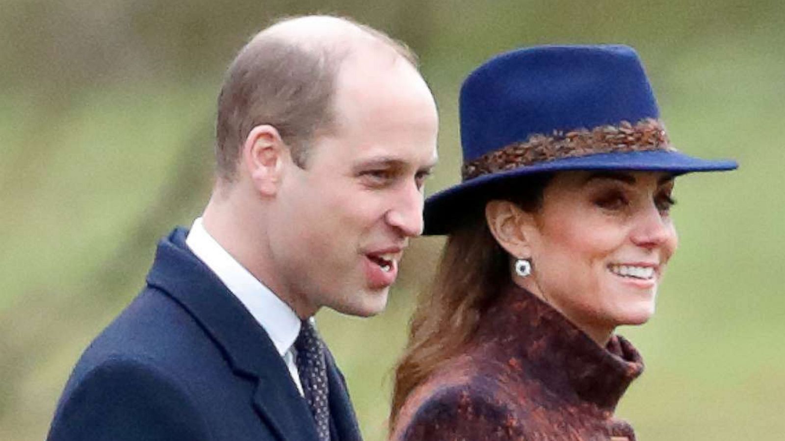 PHOTO: Prince William, Duke of Cambridge and Catherine, Duchess of Cambridge attend Sunday service at the Church of St Mary Magdalene on the Sandringham estate on Jan. 5, 2020, in King's Lynn, England.