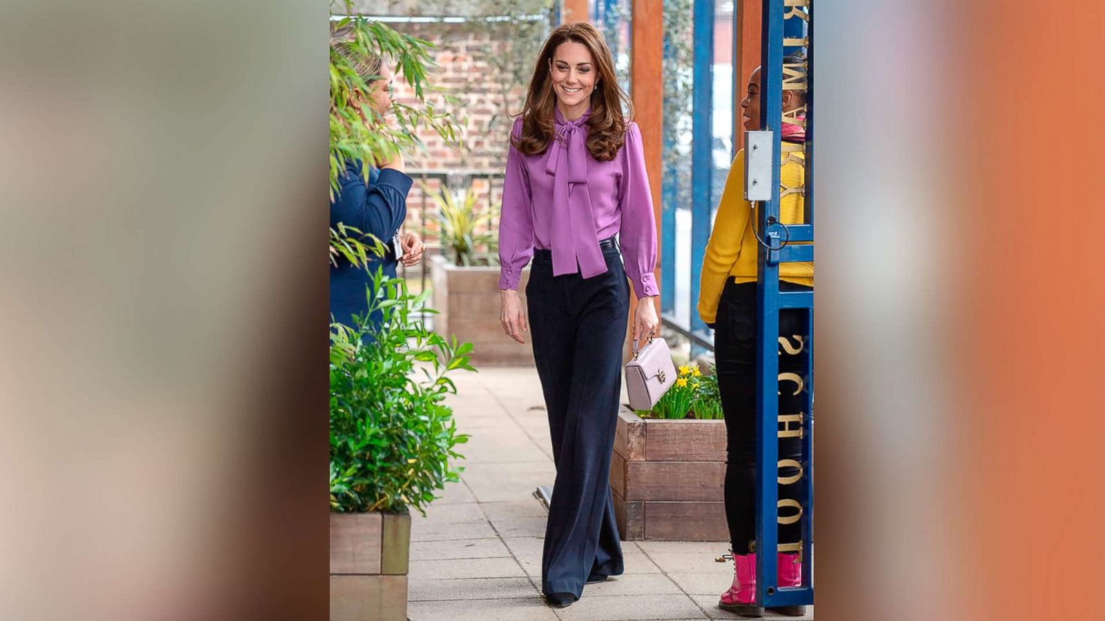 PHOTO: Britain's Catherine, Duchess of Cambridge, visits the Henry Fawcett Children's Centre in London on March 12, 2019.