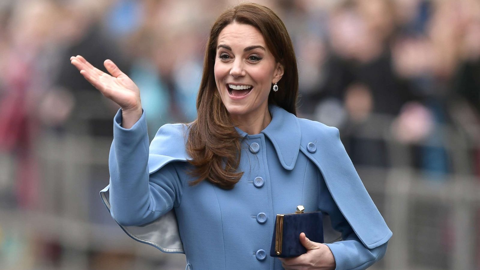 PHOTO: Catherine, Duchess of Cambridge, meets local well-wishers during a visit to CineMagic at the Braid Arts Centre, Feb. 28, 2019, in Ballymena, Northern Ireland.