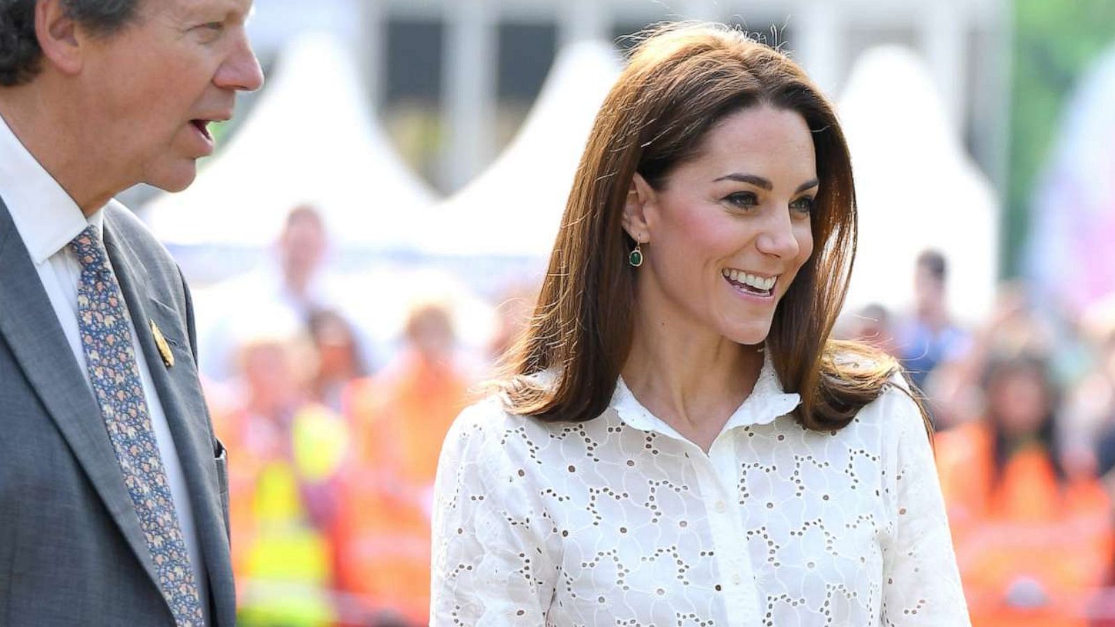 PHOTO: Catherine, Duchess of Cambridge attends her Back to Nature Garden at the RHS Chelsea Flower Show 2019 press day at Chelsea Flower Show, May 20, 2019, in London.