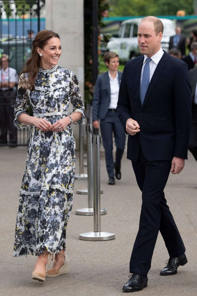 PHOTO: Catherine, Duchess of Cambridge and Prince William at the RHS Chelsea Flower Show 2019 press day at Chelsea Flower Show, May 20, 2019, in London.