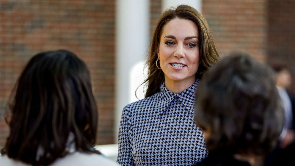 PHOTO: Kate Middleton, Princess of Wales visits the Center on the Developing Child at Harvard University in Cambridge, Dec. 2, 2022.