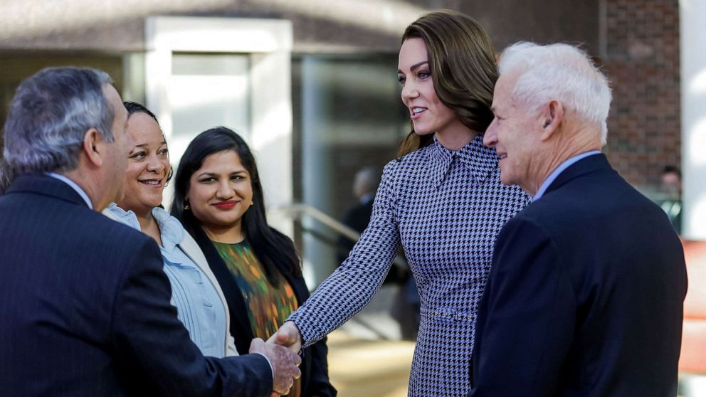 PHOTO: Kate Middleton, Princess of Wales visits the Center on the Developing Child at Harvard University in Cambridge, Dec. 2, 2022.