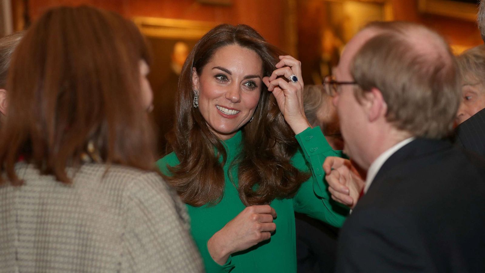 PHOTO: Britain's Catherine, Duchess of Cambridge attends a reception to mark 70 years of the NATO Alliance, hosted by Britain's Queen Elizabeth, at Buckingham Palace, in London, Dec. 3, 2019.