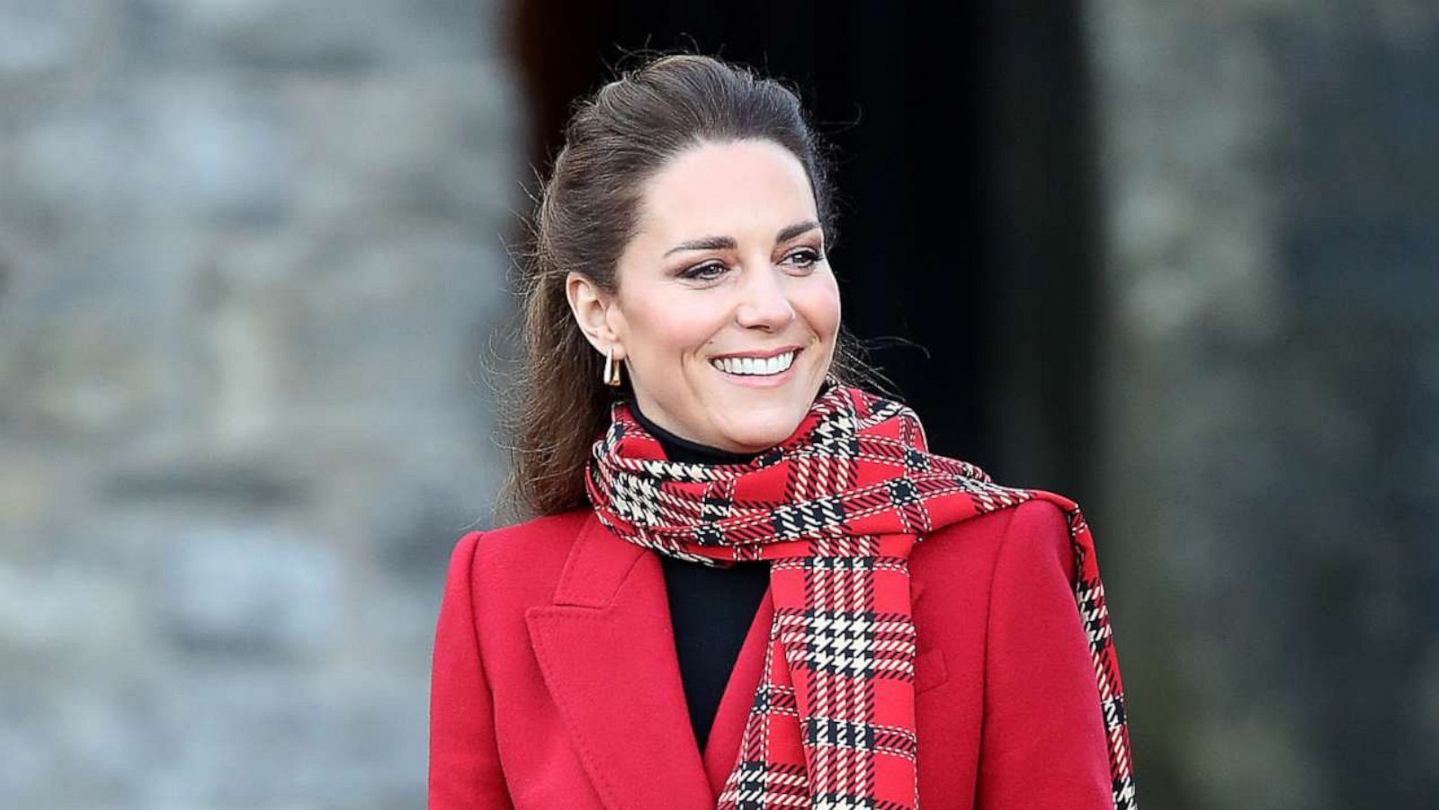 PHOTO: Catherine, Duchess of Cambridge visits Cardiff Castle on Dec. 08, 2020 in Cardiff, Wales. The Duke And Duchess of Cambridge are touring the UK to show appreciation those across the country that have supported their local communities this year.