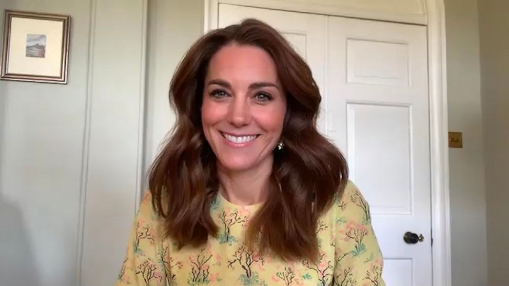 VIDEO: Duchess Kate pays a virtual call to maternity ward