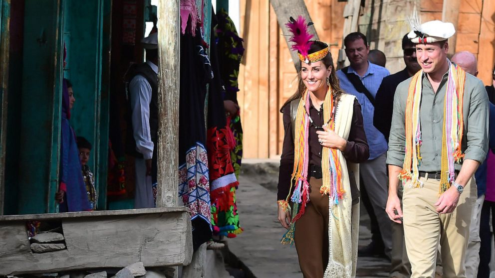 PHOTO:Catherine, Duchess of Cambridge and William, Duke of Cambridge visit Chitral, Pakistan, Oct. 16, 2019.