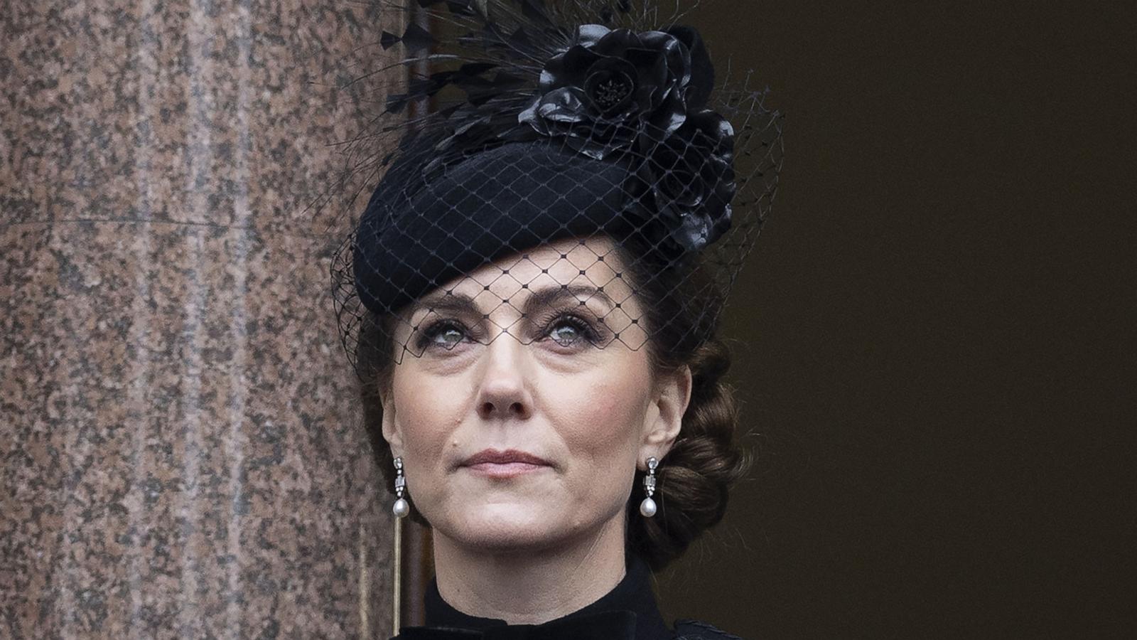 PHOTO: Catherine Princess of Wales, the Princess of Wales attends the Remembrance Sunday service at The Cenotaph in London National Service Of Remembrance, in London on Nov. 10, 2024.